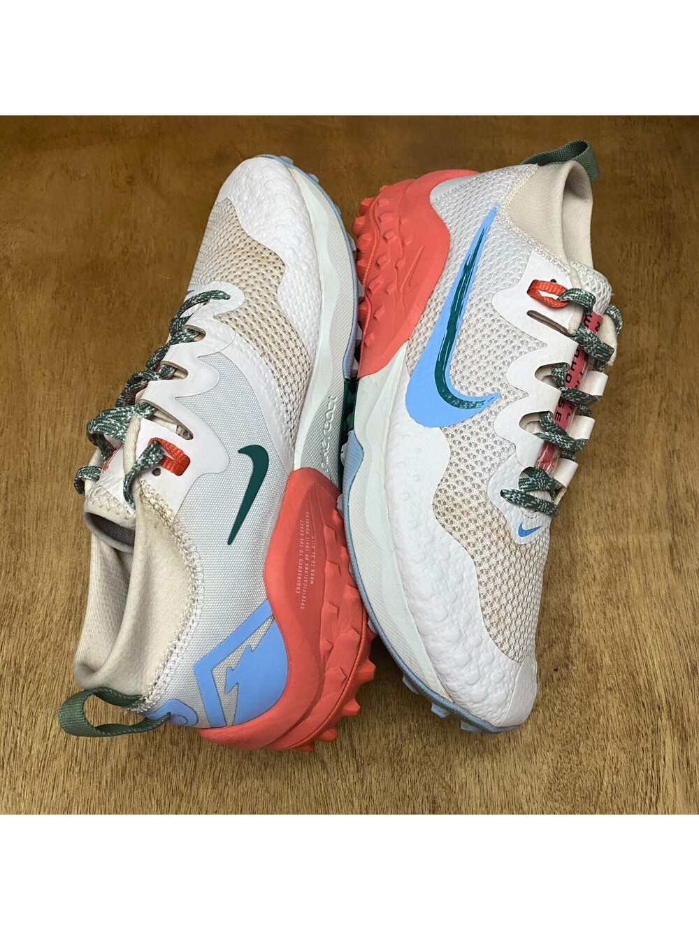 Nike Wildhorse 7 Trail Running Shoes Womens Sz 8 Pale Ivory Sneakers CZ1864-600